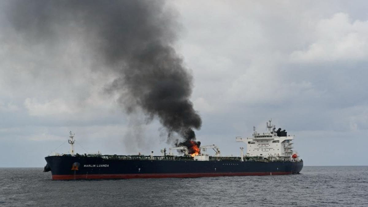 Red Sea Attack: Merchant ship damaged in Houthi zone off Yemen