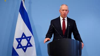 Former Israeli Defence Minister Yoav Gallant. Reuters File