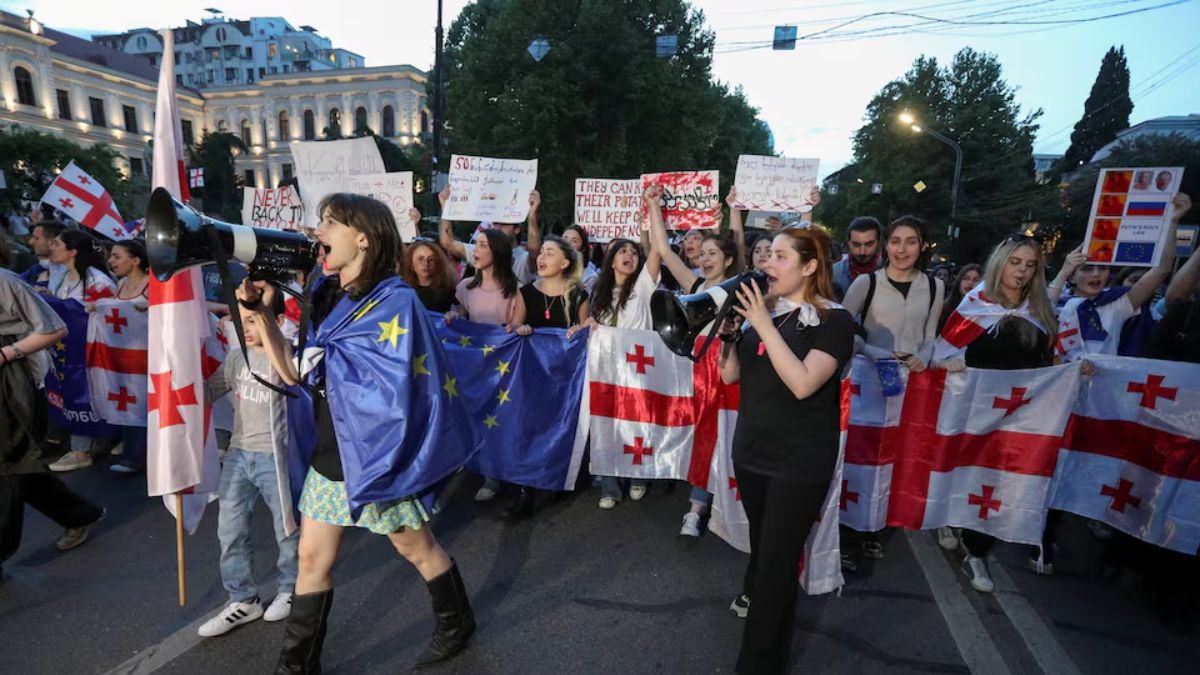 US suspends $95M aid to Georgia as protests against foreign agent law dampen Tbilisi's EU bid US suspends $95M aid to Georgia as protests against foreign agent law dampen Tbilisi's EU bid