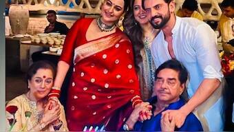 WATCH: Shatrughan Sinha performs Hindu rituals at Sonakshi Sinha-Zaheer Iqbal's inter-faith wedding, says, 'As they start...'