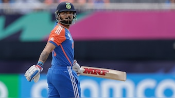Virat Kohli during the T20 World Cup opener for India against Ireland. AP