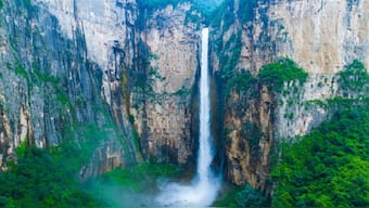The Yuntai Mountain park which houses the waterfall has an AAAAA rating – the highest given to a tourist attraction by the Chinese Ministry of Culture and Tourism. Image used for representational purposes/X