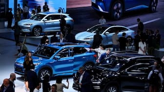 A general view of visitors looking at models from BYD, a Chinese automobile manufacturer, during an event a day ahead of the official opening of the 2023 Munich Auto Show IAA Mobility, in Munich, Germany, 4 September, 2023. File Image/Reuters