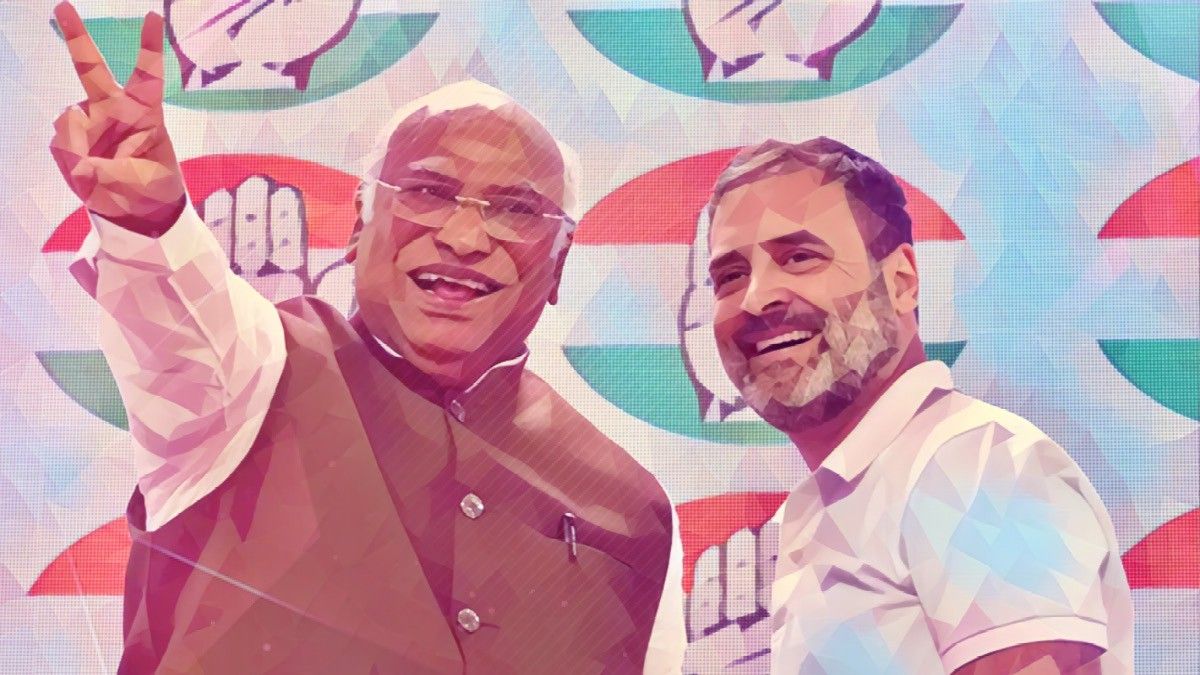 The Congress has defied exit poll predictions even as votes are still being counted. Trends show they are ahead on 94 seats. The Congress has defied exit poll predictions even as votes are still being counted. Trends show they are ahead on 94 seats.