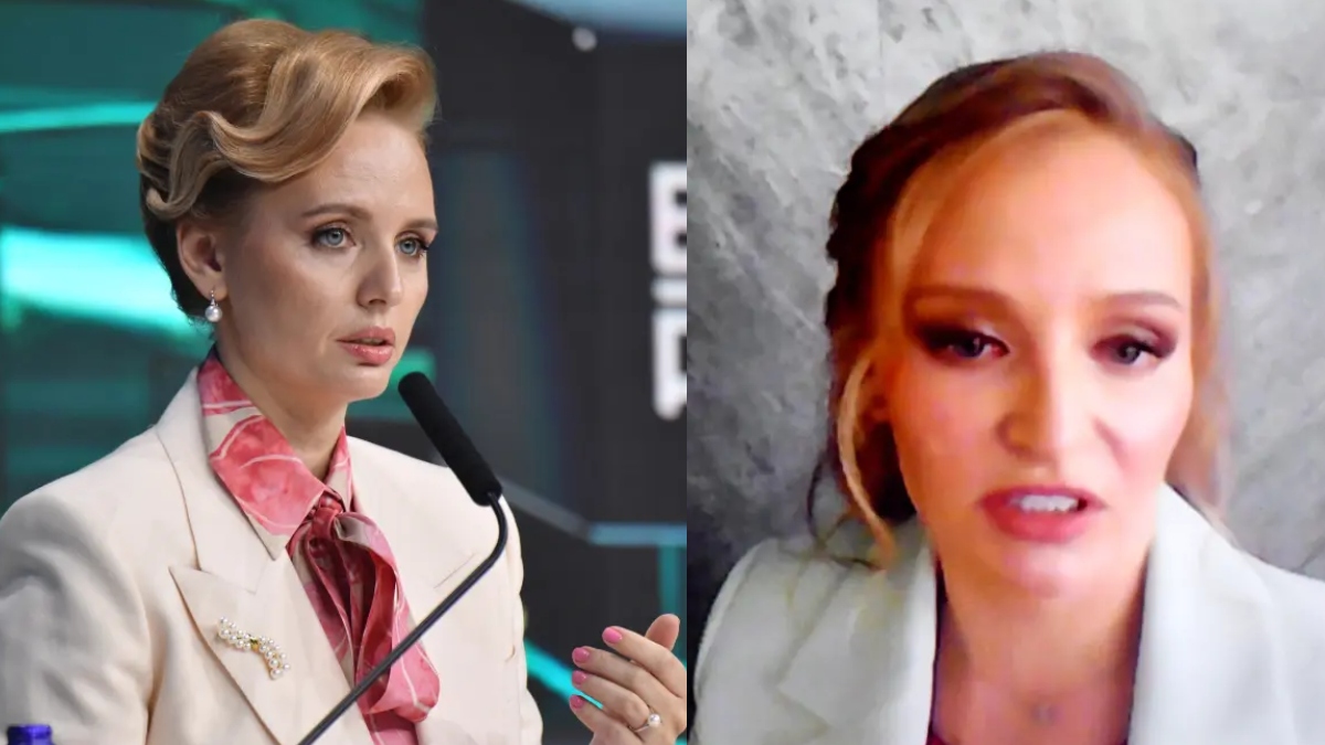 Vladimir Putin’s daughters Katerina Tikhonova and Maria Vorontsova recently addressed the St. Petersburg International Economic Forum in a bid to boost their father’s image. Source: AFP Vladimir Putin’s daughters Katerina Tikhonova and Maria Vorontsova recently addressed the St. Petersburg International Economic Forum in a bid to boost their father’s image. Source: AFP