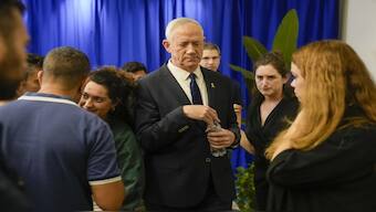 Chairman of Israel's National Unity Party Benny Gantz. Source: AP