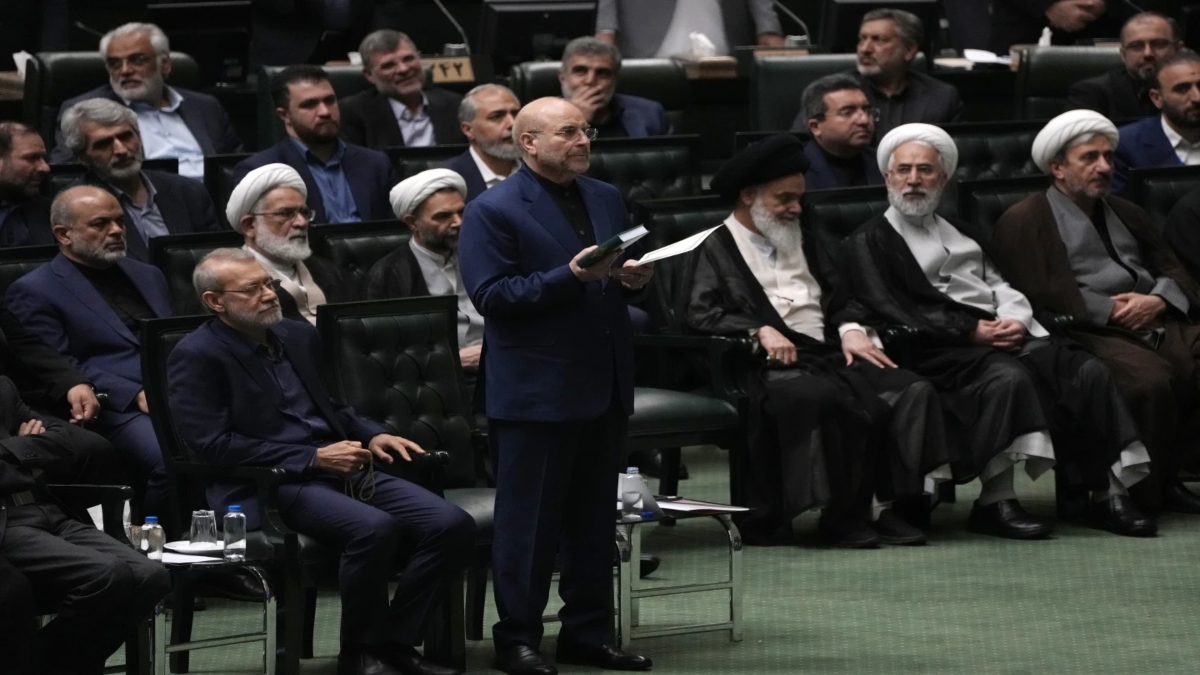 Iran allows hardline parliament speaker Mohammad Ghalibaf and 5 others to contest presidential polls Iran allows hardline parliament speaker Mohammad Ghalibaf and 5 others to contest presidential polls