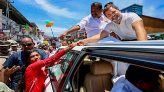 Congress leader Rahul Gandhi is contesting from two constituencies: Wayanad in Kerala and Rae Bareli in Uttar Pradesh this Lok Sabha election. There are other big contests that are to be watched closely too. File image/PTI