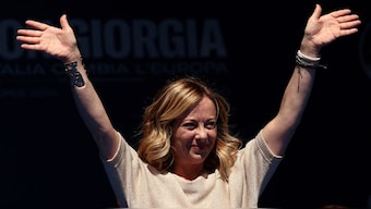 Italian prime minister and Fratelli D'Italia (Brothers of Italy) leader Giorgia Meloni will step into the G7 summit as perhaps the strongest leader. File image/Reuters