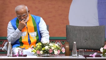 Narendra Modi will have to strike a more conciliatory note this time around while forming the government. That's because his party, the BJP, hasn't been able to attain the majority in the Lower House of Parliament. File image/AP