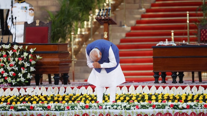 Modi, mantris and more: The best moments from the swearing-in ceremony