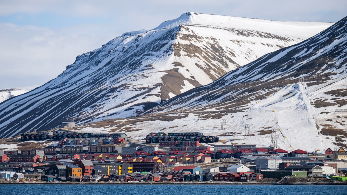 Pictured taken on May 16, 2024 from a boat shows the view of Longyearbyen, located on Spitsbergen island, in Svalbard Archipelago, northern Norway. AFP Pictured taken on May 16, 2024 from a boat shows the view of Longyearbyen, located on Spitsbergen island, in Svalbard Archipelago, northern Norway. AFP