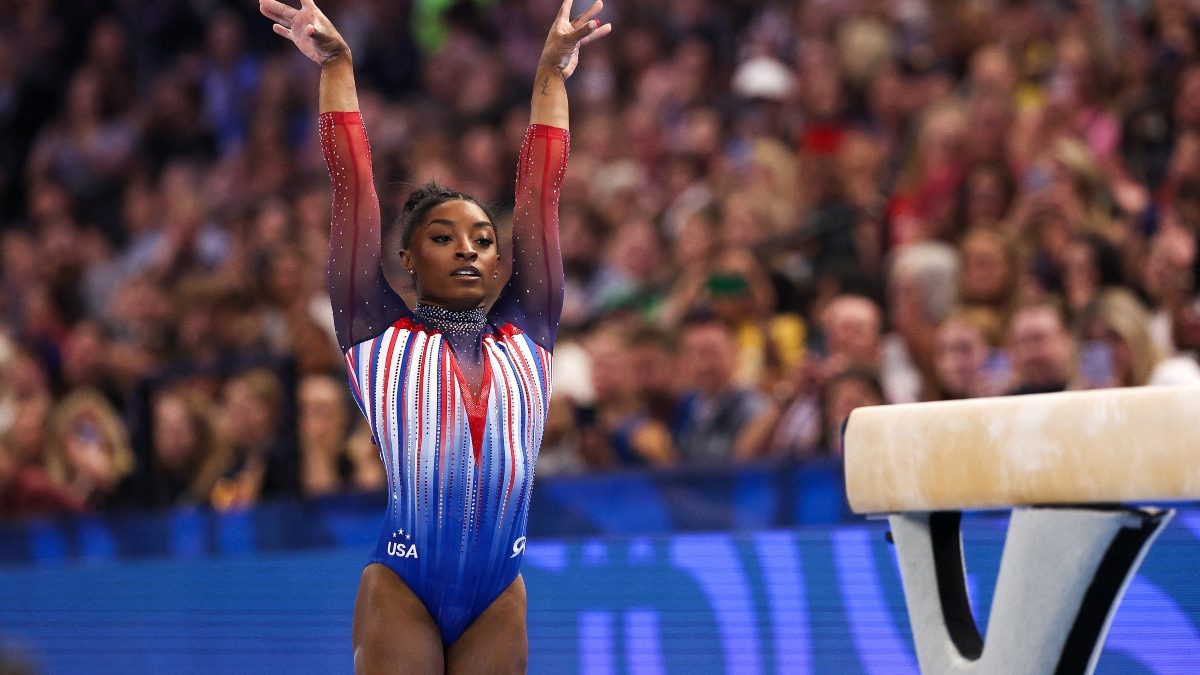 Simone Biles of the USA will be one of the exciting prospects to watch in gymnastics at the Paris Olympics. Reuters Simone Biles of the USA will be one of the exciting prospects to watch in gymnastics at the Paris Olympics. Reuters