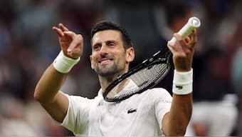 Novak Djokovic got a walkover to reach the Wimbledon semis. AP