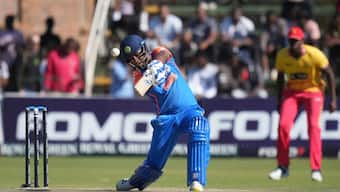 Sanju Samson scored 70 runs against Zimbabwe in a T20I series in July, including a half-century. AP