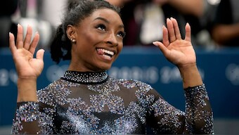 All eyes were on Simone Biles, who briefly scared an entire nation when she left the after her floor exercise and received medical attention. AP 