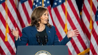 US Vice President Kamala Harris. AP
