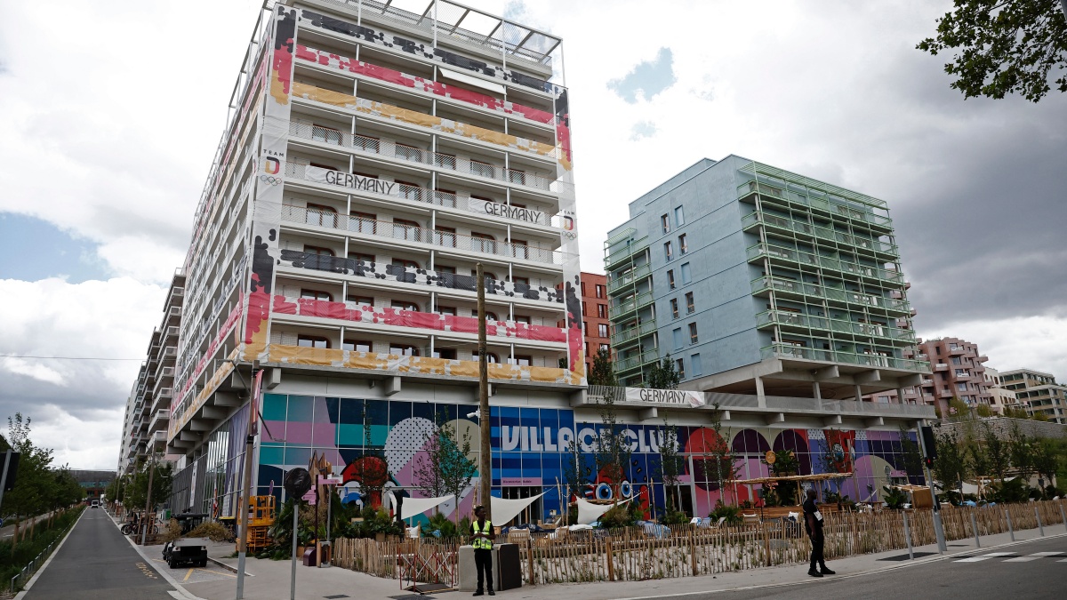 Accommodation of team Germany is pictured in the Olympic village. Reuters Accommodation of team Germany is pictured in the Olympic village. Reuters