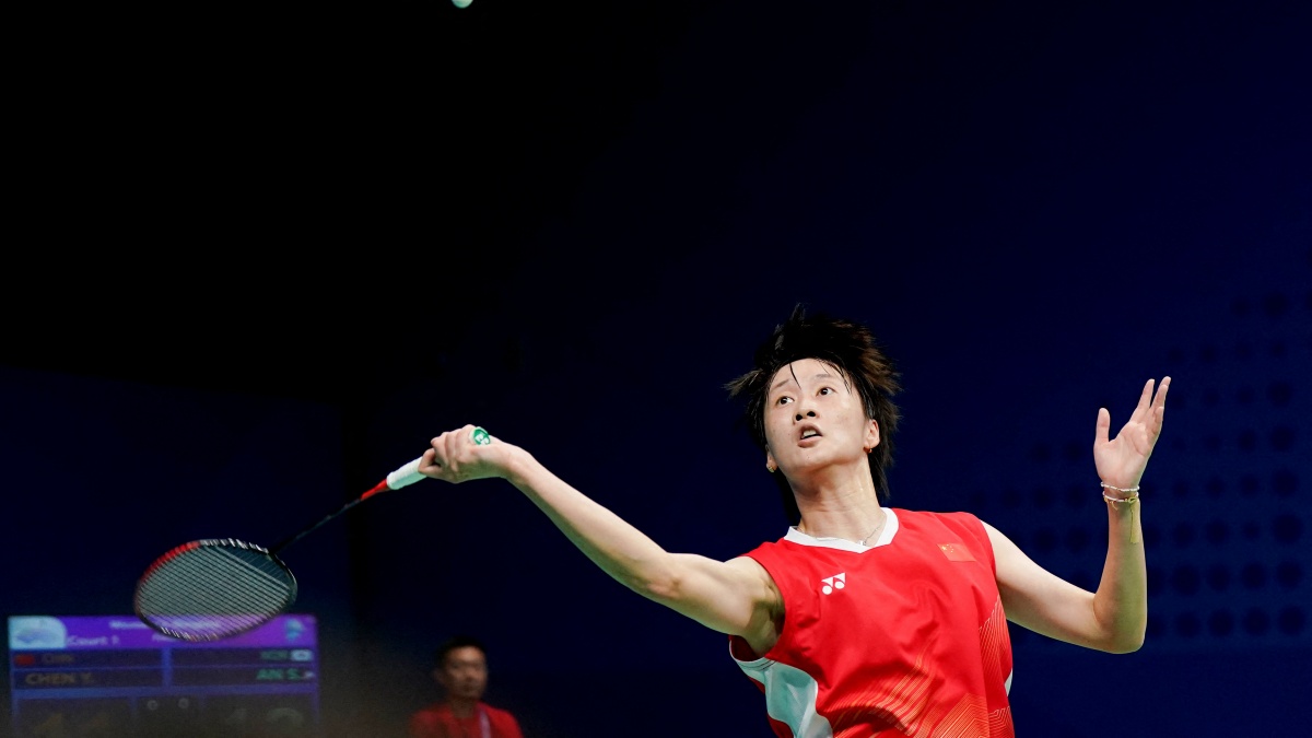 China's Chen Yufei in action during the Women's Singles final against South Korea's An Seyoung in the Asian Games. Reuters China's Chen Yufei in action during the Women's Singles final against South Korea's An Seyoung in the Asian Games. Reuters