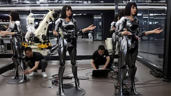 China aims to achieve mass production of humanoid robots by 2025 and to lead the sector globally by 2027, as outlined in a plan by the Ministry of Industry and Information Technology (MIIT) published in November last year. Image Credit: Reuters