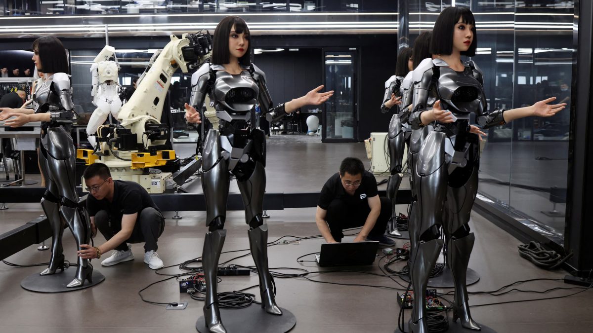 China aims to achieve mass production of humanoid robots by 2025 and to lead the sector globally by 2027, as outlined in a plan by the Ministry of Industry and Information Technology (MIIT) published in November last year. Image Credit: Reuters China aims to achieve mass production of humanoid robots by 2025 and to lead the sector globally by 2027, as outlined in a plan by the Ministry of Industry and Information Technology (MIIT) published in November last year. Image Credit: Reuters