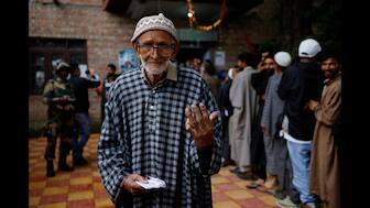 Elections remained peaceful and no boycott calls were given by separatists and terrorists.

Image: Reuters