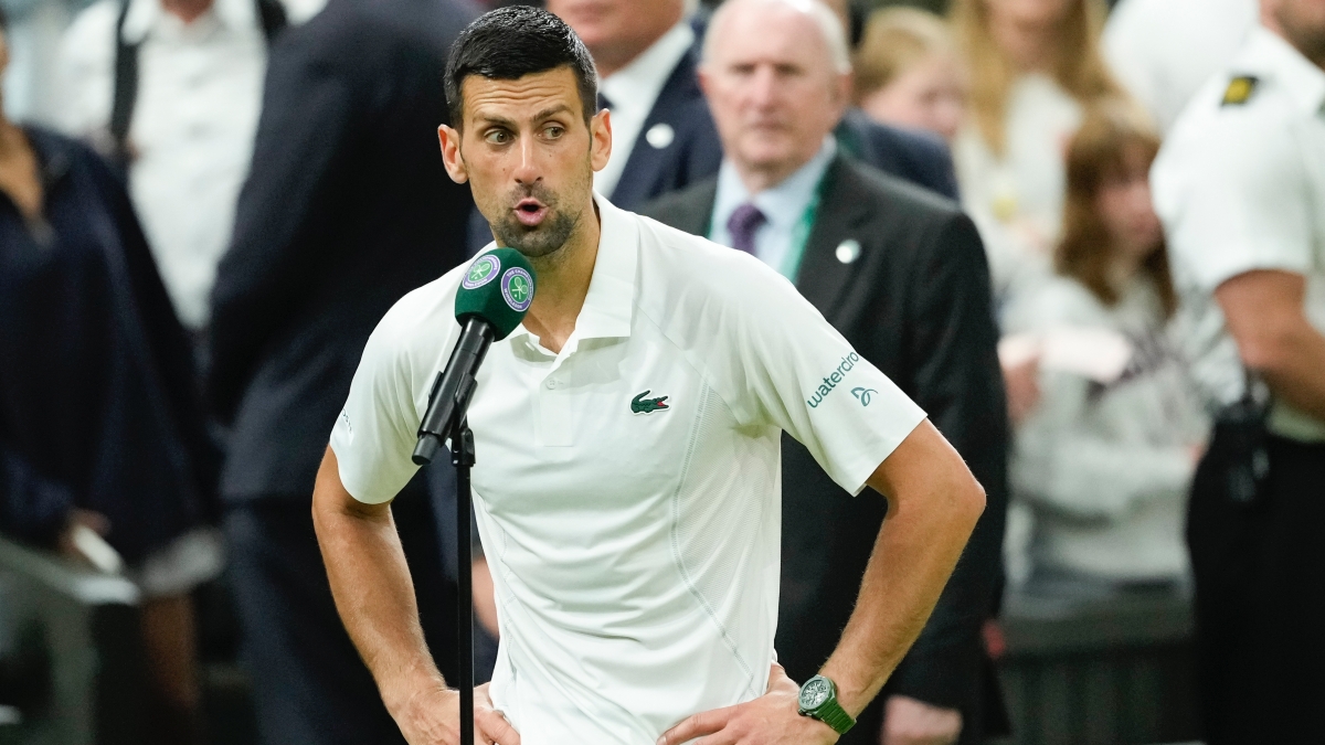 Novak Djokovic hit out at fans after his fourth round win at Wimbledon. AP Novak Djokovic hit out at fans after his fourth round win at Wimbledon. AP