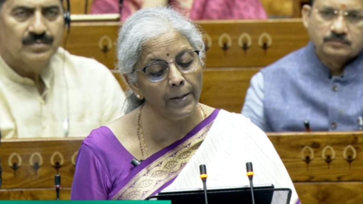 Finance Minister Nirmala Sitharaman presenting Union Budget 2024-25. Source: Screengrab/SansadTV Finance Minister Nirmala Sitharaman presenting Union Budget 2024-25. Source: Screengrab/SansadTV