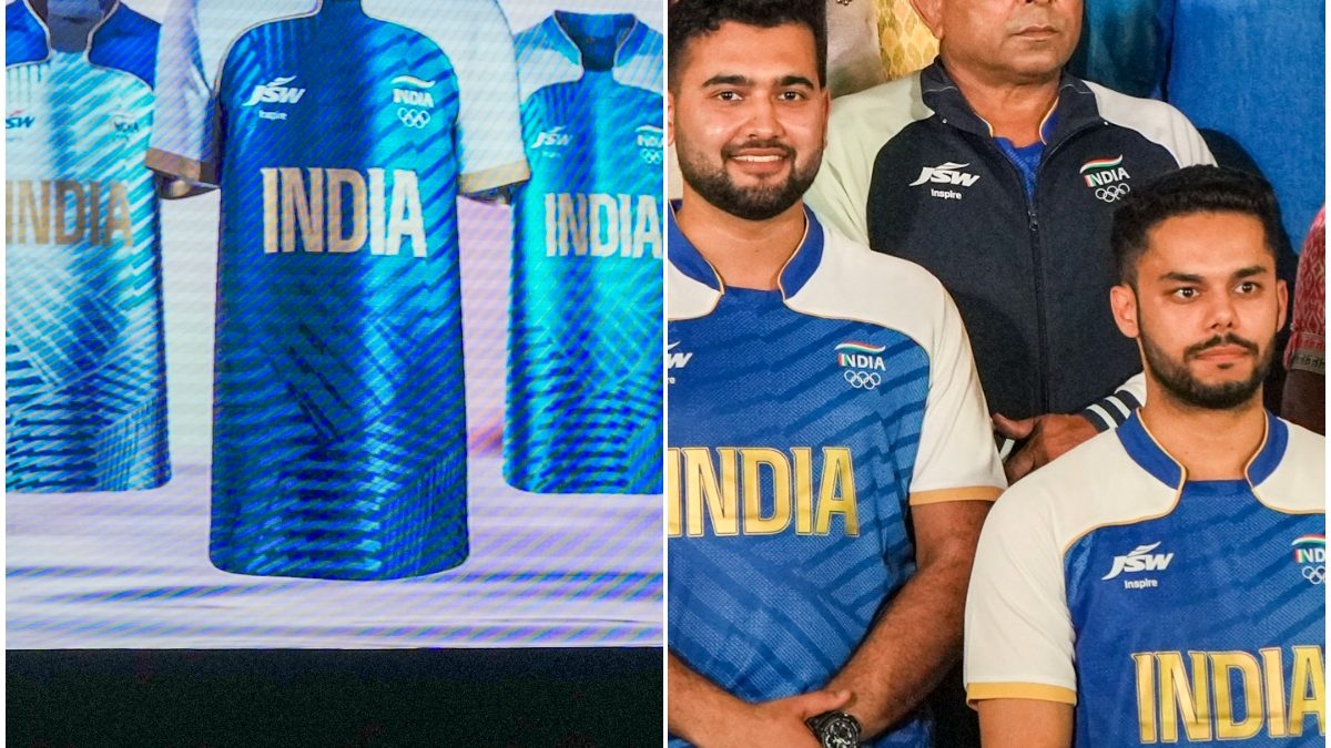 India's official kits for the 2024 Paris Olympics were launched in New Delhi on 30 June during an athletes' send-off event. PTI India's official kits for the 2024 Paris Olympics were launched in New Delhi on 30 June during an athletes' send-off event. PTI