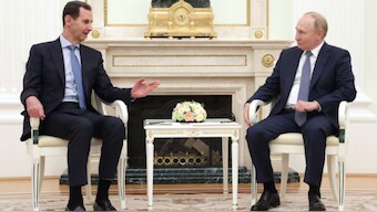 Russian President Vladimir Putin attends a meeting with Syrian President Bashar al-Assad at the Kremlin in Moscow, Russia, July 24, 2024. File Image - Reuters