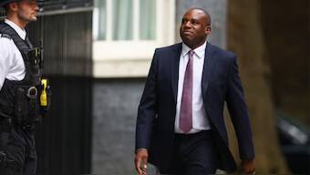 DDavid Lammy arrives at 10 Downing Street, following the results of the election, in London, Britain, July 5, 2024. File Photo- Reuters