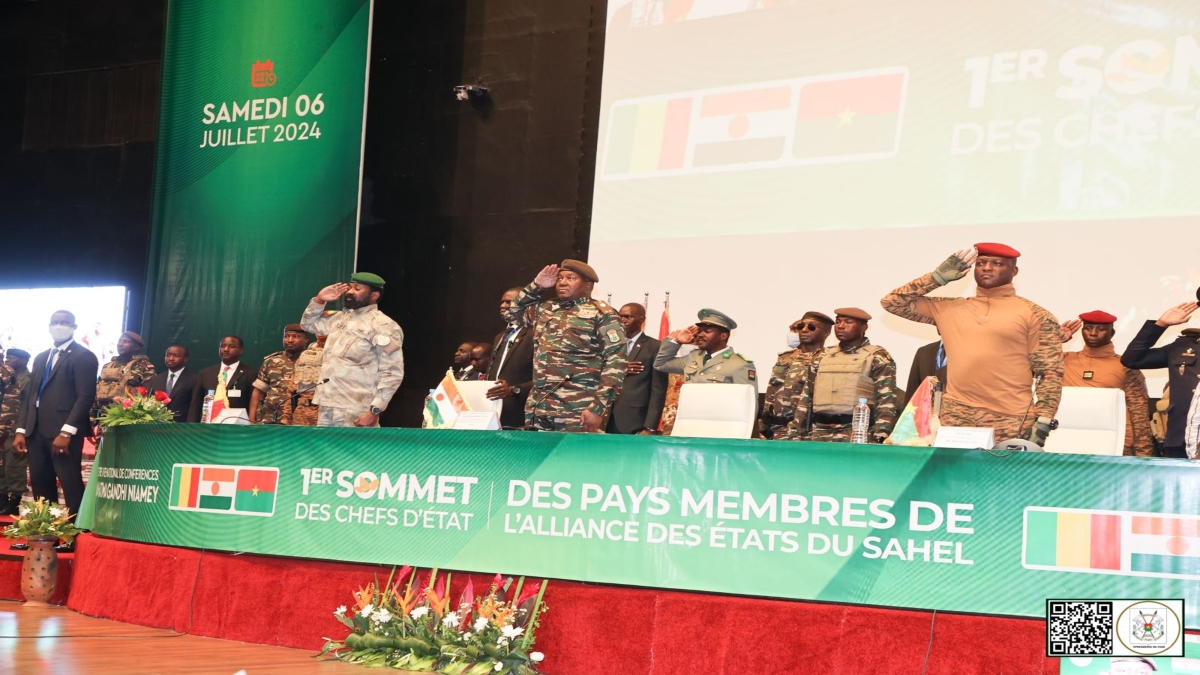 Military leaders of Niger, Burkina Faso and Mali agree to form coalition. Source: X - @CapitaineIb226 Military leaders of Niger, Burkina Faso and Mali agree to form coalition. Source: X - @CapitaineIb226