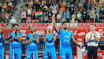 Harmanpreet Singh's leadership and goal-scoring roles make him India's best hockey player. Image: Harmanpreet Singh on X