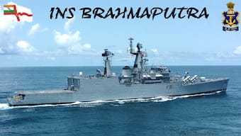 INS Brahmaputra. Image courtesy Indian Navy