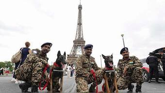 India have sent 10 canine teams to France for providing security during Paris Olympics. PTI
