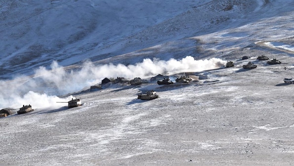 Satellite images reveal China's military build-up near Pangong Lake, India's western border