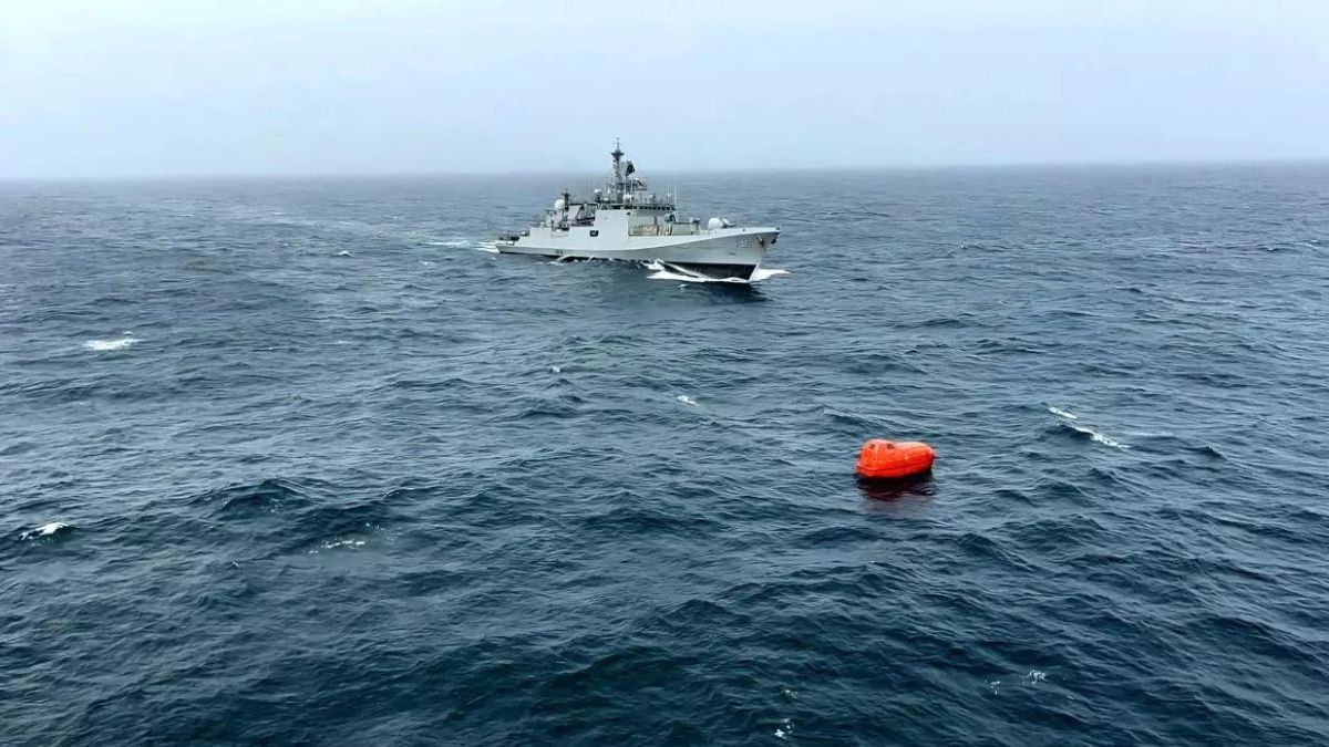 According to officials, the Indian Navy's P8I is also helping with the hunt for survivors According to officials, the Indian Navy's P8I is also helping with the hunt for survivors