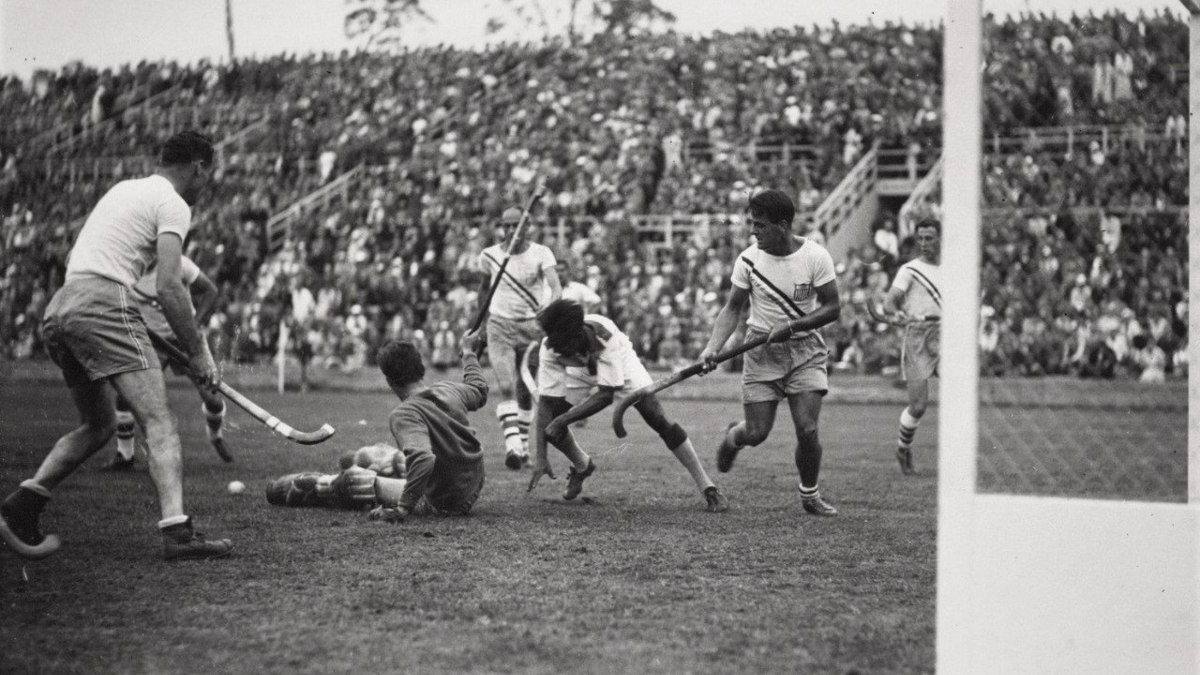 India had completed a hat-trick of gold medals in men's hockey at the Olympics after defeating hosts Germany 8-1 in the final of the 1936 Games in Berlin, Nazi Germany. Image credit: X/@WeAreTeamIndia India had completed a hat-trick of gold medals in men's hockey at the Olympics after defeating hosts Germany 8-1 in the final of the 1936 Games in Berlin, Nazi Germany. Image credit: X/@WeAreTeamIndia