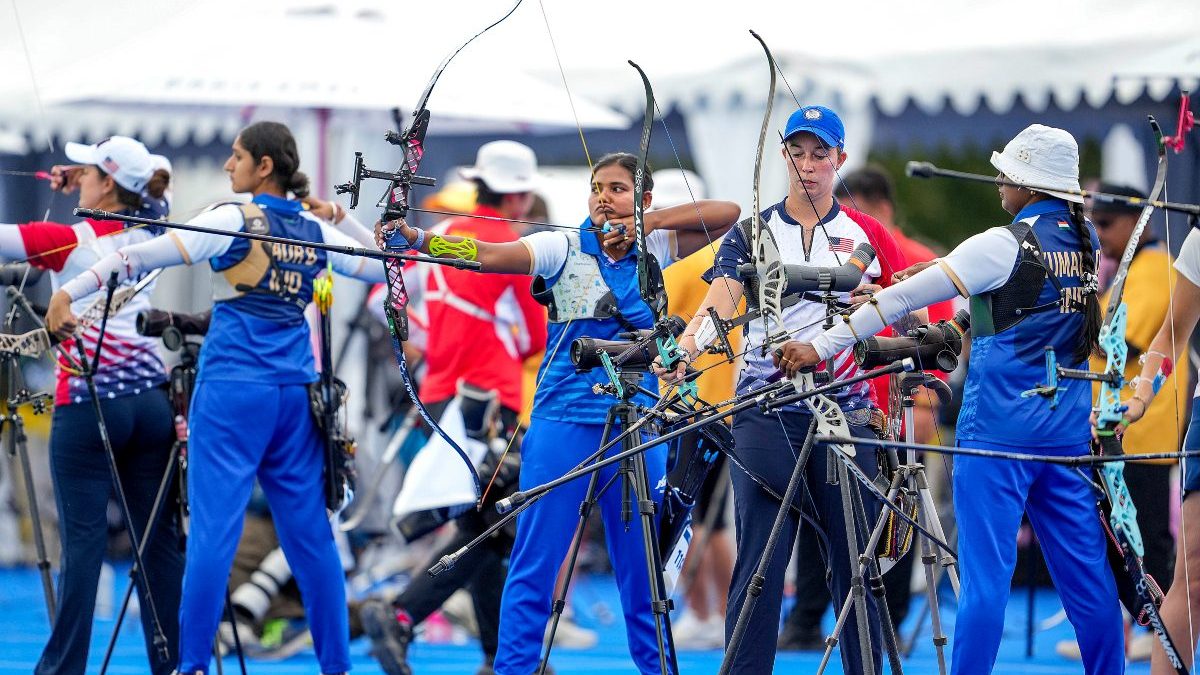 Paris Olympics 2024: Indian women's archery team qualifies for quarter-final – Firstpost