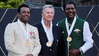 Leander Paes, Richard Evans and Vijay Amritraj were inducted into the International Tennis Hall of Fame in Newport, Rhode Island. Reuters
