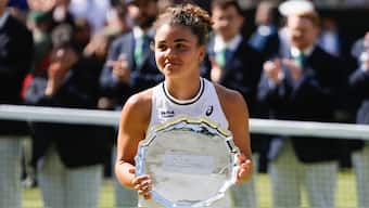 Jasmine Paolini became the first Italian woman to reach the Wimbledon final, when she faced, and lost to, Barbora Krejcikova. AP