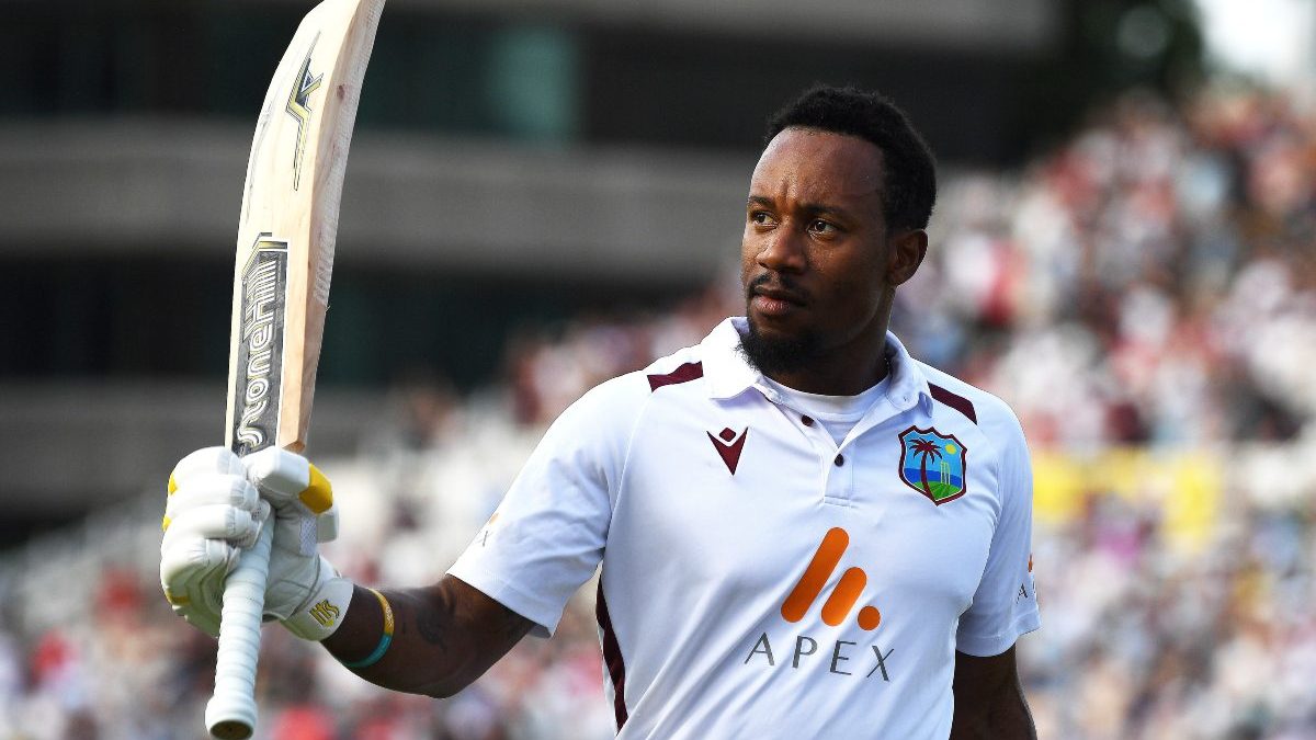 Kavem Hodge's hundred has given West Indies a new lease of life in the Trent Bridge Test against England. AP Kavem Hodge's hundred has given West Indies a new lease of life in the Trent Bridge Test against England. AP