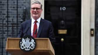 Britain's Prime Minister Keir Starmer has said the UK 'can't change its history,' AFP