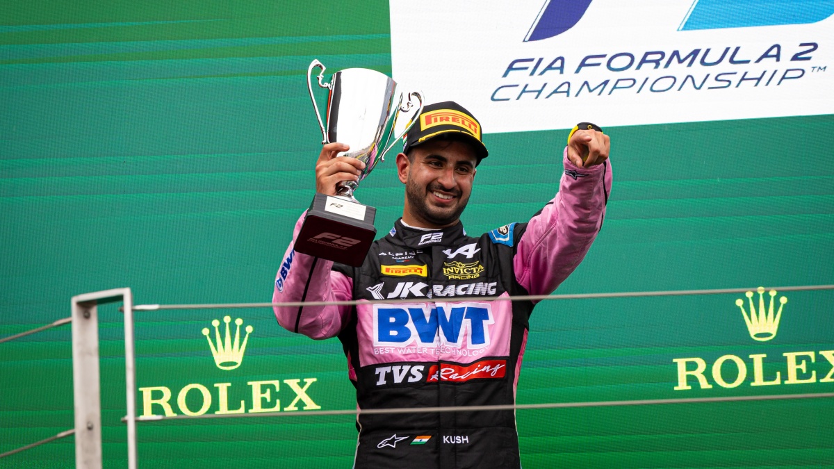 Kush Maini wins his first-ever Formula 2 Sprint Race at Hungaroring Kush Maini wins his first-ever Formula 2 Sprint Race at Hungaroring