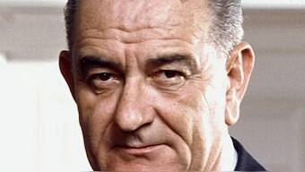 Lyndon Baines Johnson served as vice-president under John F Kennedy. Taking over after Kennedy's assasination, Johnson oversaw the passage of the landmark Civil Rights Act. Image courtesy: LBJlibrary.org