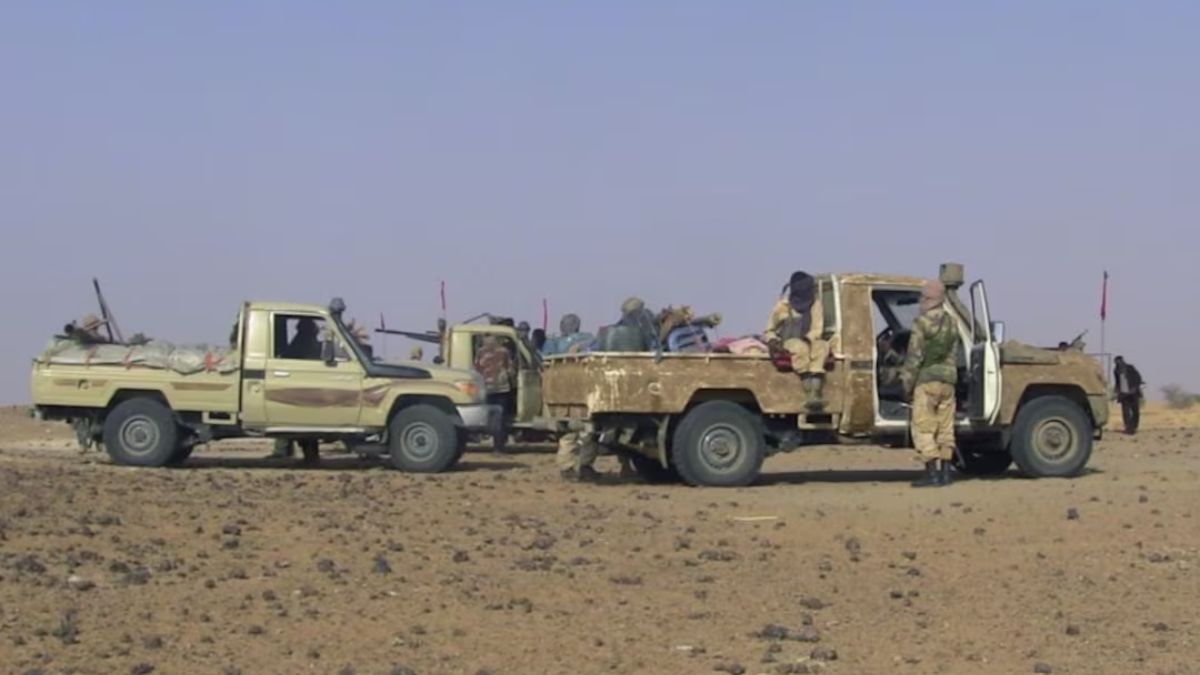 Fighters from the Tuareg separatist rebel group MNLA drive in the desert near Tabankort, February 15, 2015. Last week, Tuareg separatist groups fought the Wagner group and Malian armed forces. Reuters Fighters from the Tuareg separatist rebel group MNLA drive in the desert near Tabankort, February 15, 2015. Last week, Tuareg separatist groups fought the Wagner group and Malian armed forces. Reuters