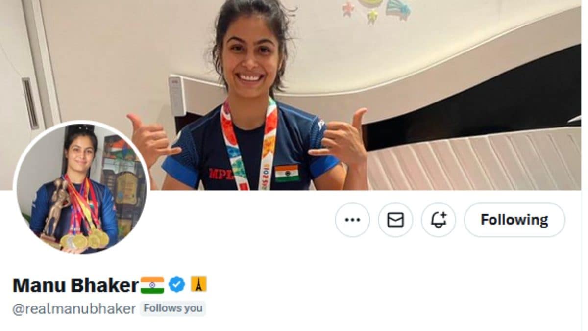 Paris Olympics 2024 medallist Manu Bhaker honoured with Eiffel Tower badge on X