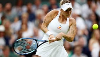 Vondrousova, who said she was wary in her first match since she hurt her hip at last month's Berlin grass-court tournament, struggled to impose her serve and made 28 unforced errors. Reuters 