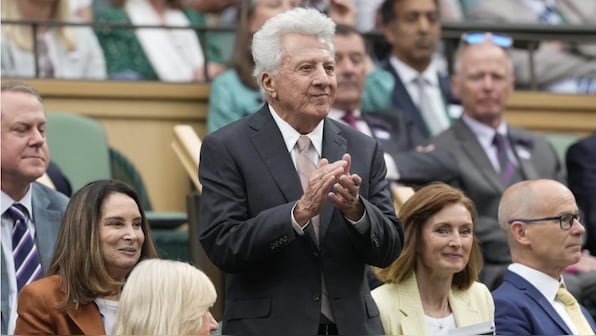 Actor Dustin Hoffman and Super Bowl winner Patrick Mahomes among celebrities at Wimbledon