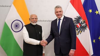Prime Minister Narendra Modi held extensive talks with Austrian Chancellor Karl Nehammer on July 10, 2024. Source: X/@MEAIndia